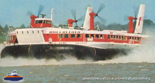 SRN4 Sure (GH-2005) with Hoverlloyd -   (submitted by The <a href='http://www.hovercraft-museum.org/' target='_blank'>Hovercraft Museum Trust</a>).